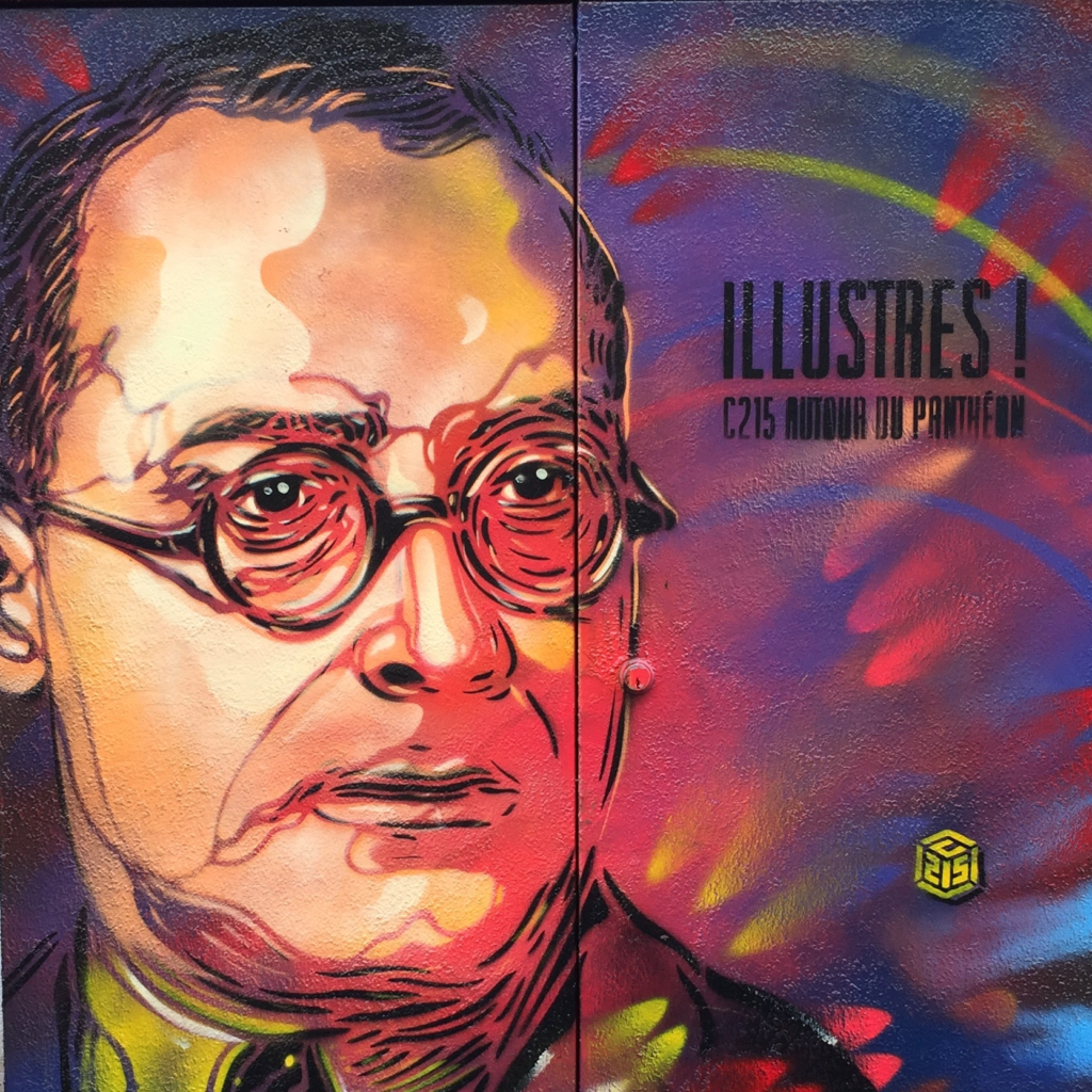 André Malraux par Christian Guémy alias C215
