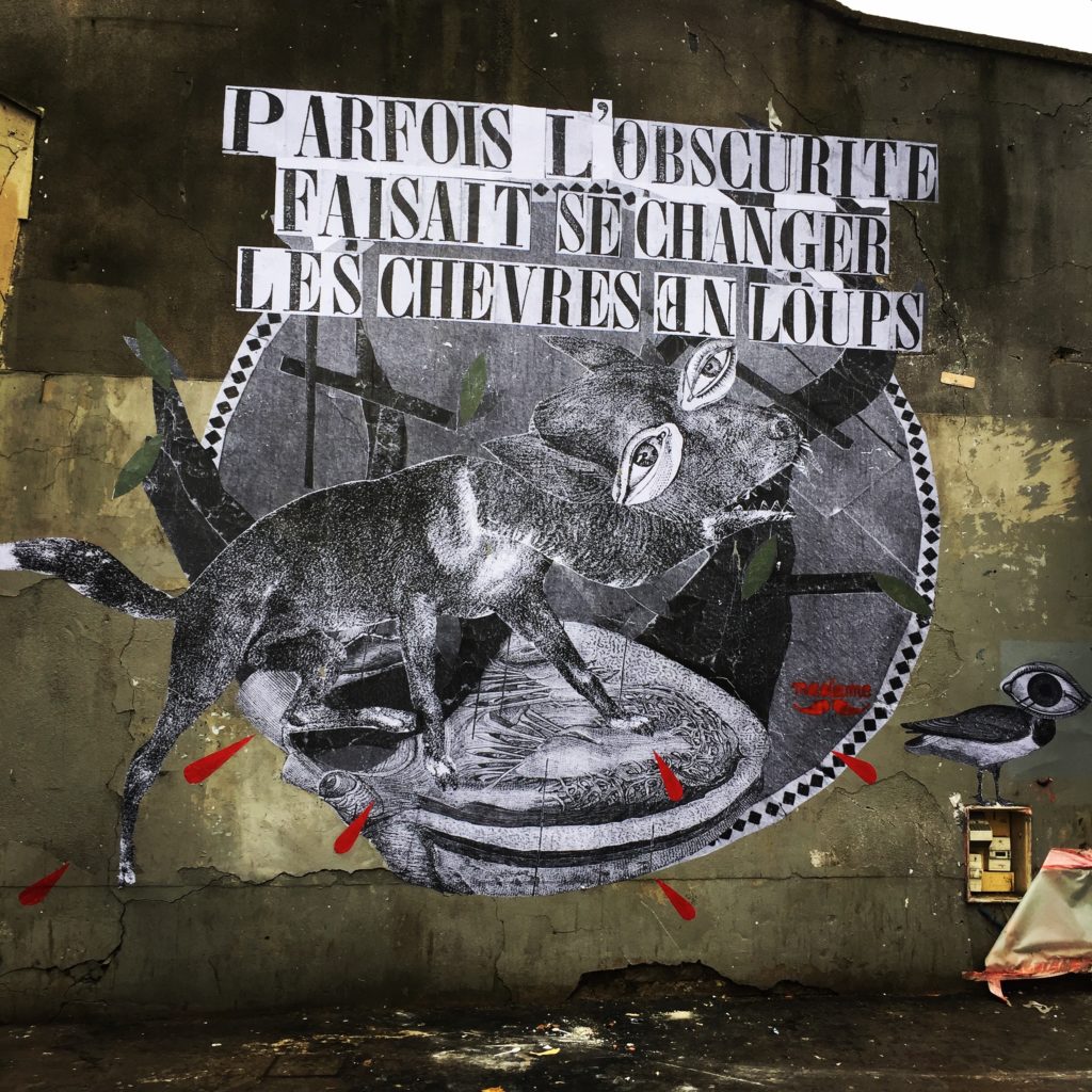 oeuvre de Madame Moustache - Street Art Français