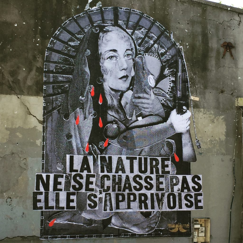 Madame Moustache - Street Art Français