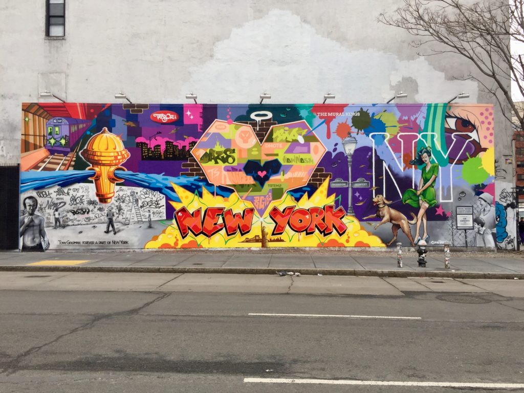 Houston Bowery Mural par TATS CRU