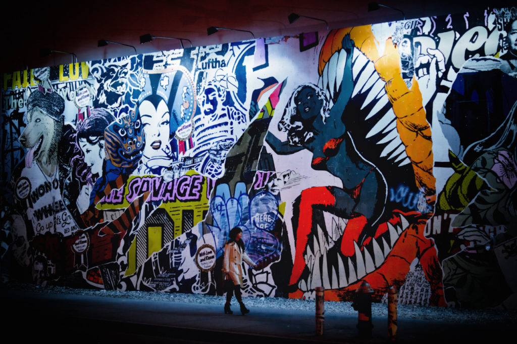 Houston Bowery Wall par FAILE