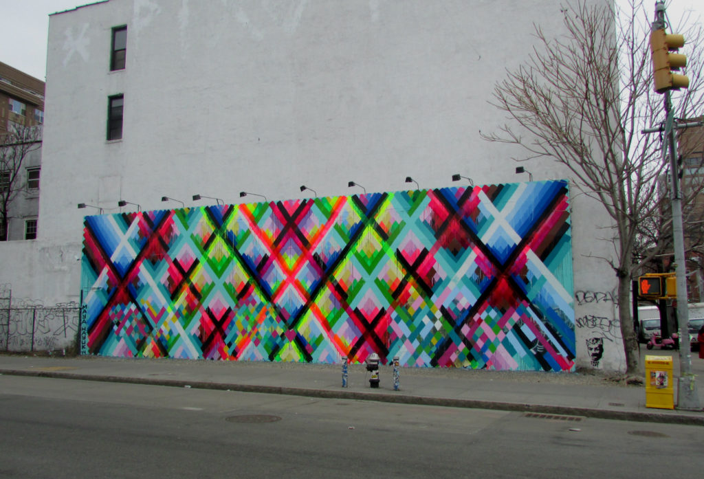 Houston bowery Wall par Maya Hayuk