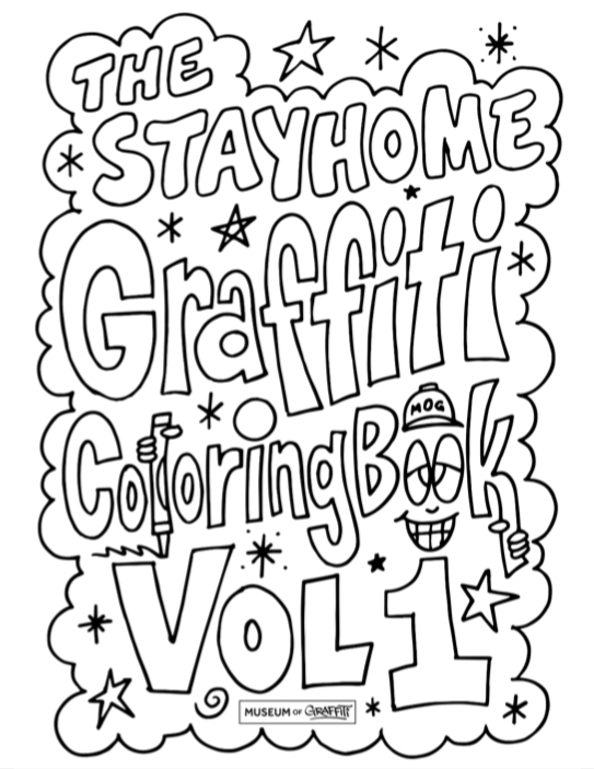 Graffiti Coloring Book: A Collection of Graffiti and Street art